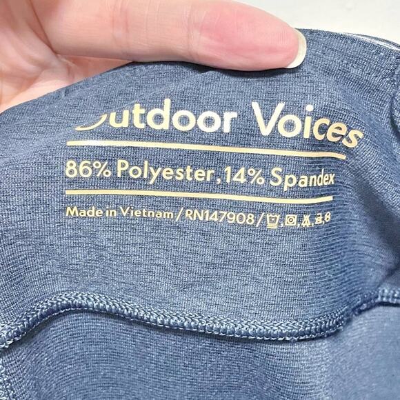 Outdoor Voices Spring 7/8 Black/Navy/Graphite Leggings - Picture 9 of 9